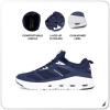 image:imageNautica Mens Running Sneakers Sport Fashion LaceUp Athletic Soft Shoes for Gym Tennis Men  Cushioned Breathable Lightweight amp ComfortableNavy White Gobi