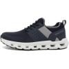image:imageNautica Mens Running Sneakers Sport Fashion LaceUp Athletic Soft Shoes for Gym Tennis Men  Cushioned Breathable Lightweight amp ComfortableNavy Zer