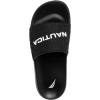 image:imageNautica Mens SlipOn Slide SandalsBlack Whitesilverton