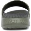 image:imageNautica Mens SlipOn Slide SandalsOliveasti
