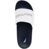 image:imageNautica Mens SlipOn Slide SandalsWhite Greysilverton