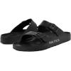 image:imageNautica Mens TwoStrap EVA Slide Sandals Adjustable Buckle Comfort Footbed Lightweight Waterproof SlipOn Beach and Casual Pool SandalsBlack