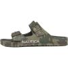image:imageNautica Mens TwoStrap EVA Slide Sandals Adjustable Buckle Comfort Footbed Lightweight Waterproof SlipOn Beach and Casual Pool SandalsOlive Camo
