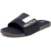 image:imageNautica Mens Athletic Slide Sandal Adjustable Straps Comfort SlipOn Regular amp Wide WidthsGrey