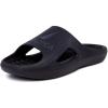 image:imageNautica Mens Athletic Slides Sport Shower Sandals for Indoor amp Outdoor  Lightweight Durable and ComfortableBlack Charcoal