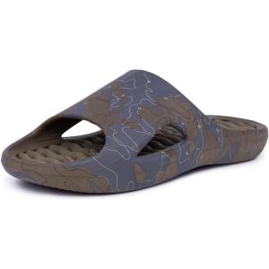 image:imageNautica Mens Athletic Slides Sport Shower Sandals for Indoor amp Outdoor  Lightweight Durable and ComfortableCamo
