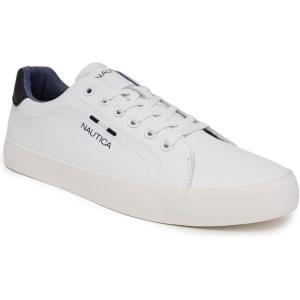 image:imageNautica Mens Casual Shoe Classic LaceUp Low Top Loafer Fashion Sneaker  in Medium amp Wide Width SizesBromwhite