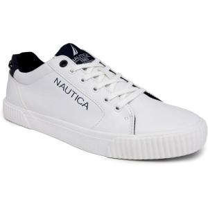 image:imageNautica Mens Casual Shoe Classic LaceUp Low Top Loafer Fashion Sneaker  in Medium amp Wide Width SizesVenitowhite
