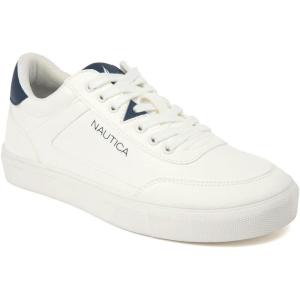 image:imageNautica Mens Casual Shoe Classic LaceUp Low Top Loafer Fashion Sneaker  in Medium amp Wide Width SizesWhitejansen