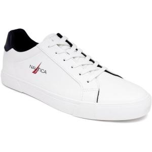 image:imageNautica Mens Casual Shoe Classic LaceUp Low Top Loafer Fashion Sneaker  in Medium amp Wide Width SizesWhitemyton 2