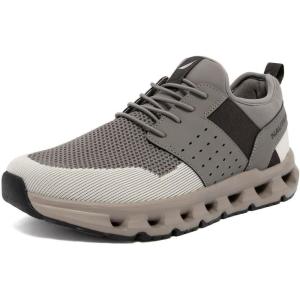 image:imageNautica Mens Running Sneakers Sport Fashion LaceUp Athletic Soft Shoes for Gym Tennis Men  Cushioned Breathable Lightweight amp ComfortableAsh Taupe Zer