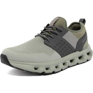 image:imageNautica Mens Running Sneakers Sport Fashion LaceUp Athletic Soft Shoes for Gym Tennis Men  Cushioned Breathable Lightweight amp ComfortableMoss Grey Zer
