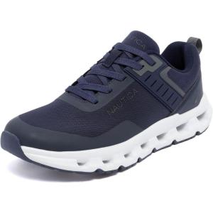 image:imageNautica Mens Running Sneakers Sport Fashion LaceUp Athletic Soft Shoes for Gym Tennis Men  Cushioned Breathable Lightweight amp ComfortableNavy Charcoalbolang