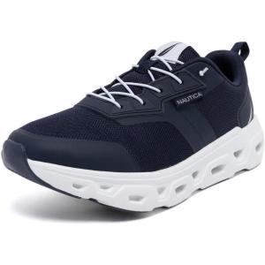 image:imageNautica Mens Running Sneakers Sport Fashion LaceUp Athletic Soft Shoes for Gym Tennis Men  Cushioned Breathable Lightweight amp ComfortableNavy White Kamilo