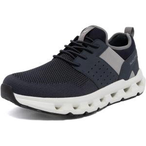 image:imageNautica Mens Running Sneakers Sport Fashion LaceUp Athletic Soft Shoes for Gym Tennis Men  Cushioned Breathable Lightweight amp ComfortableNavy Zer