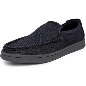 image:imageNautica Mens SlipOn Loafers Casual Moc Toe Sneakers Boat Shoes Slipper for Men  Lightweight amp Comfortable  DerwinBlack Denim