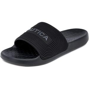 image:imageNautica Mens SlipOn Slide SandalsBlackasti