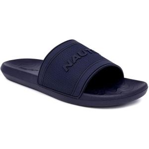image:imageNautica Mens SlipOn Slide SandalsNavy Mono Pilf