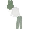 image:imageNautica Boys 4piece Formal Suit Set with Vest Pants Collared Dress Shirt and TieSage