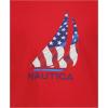 image:imageNautica Boys Short Sleeve JClass Logo Crew Neck TShirt Soft Comfortable Relaxed FitJclass Flag High Risk Red