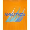 image:imageNautica Boys Short Sleeve JClass Logo Crew Neck TShirt Soft Comfortable Relaxed FitTriple Jclass Tangerine