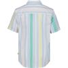 image:imageNautica Boys Short Sleeve Woven ButtonDown Shirt Light Weight amp BreathableCashmere Blue Resort Stripe