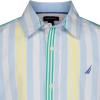 image:imageNautica Boys Short Sleeve Woven ButtonDown Shirt Light Weight amp BreathableCashmere Blue Resort Stripe