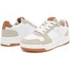 image:imageNautica Youth Athletic Sneakers  Comfortable LaceUp Tennis Shoes for Boys and Girls Durable Casual Sport Footwear for School Gym and Daily WearWhite Taupe Tan