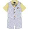 image:imageNautica Baby Boys 4piece Suit Set with Dress Shirt Vest Pants and TieBlue Seersucker