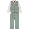 image:imageNautica Boys 4piece Formal Suit Set with Vest Pants Collared Dress Shirt and TieSage