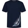 image:imageNautica Boys Short Sleeve JClass Logo Crew Neck TShirt Soft Comfortable Relaxed FitStriped Jclass Blueprint