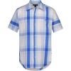 image:imageNautica Boys Short Sleeve Woven ButtonDown Shirt Light Weight amp BreathableAmericana Plaid