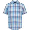 image:imageNautica Boys Short Sleeve Woven ButtonDown Shirt Light Weight amp BreathableSpring Plaid