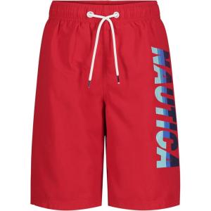 image:imageNautica Boys 47 Swim TrunkVert Logo Carmine