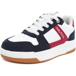 image:imageNautica Youth Athletic Sneakers  Comfortable LaceUp Tennis Shoes for Boys and Girls Durable Casual Sport Footwear for School Gym and Daily WearAmericana