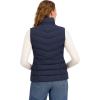 image:imageNautica Womens Stretch Puffer Vest  WaterResistant Transitional Layer with Detachable HoodNavy Seas