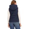 image:imageNautica Womens Stretch Puffer Vest  WaterResistant Transitional Layer with Detachable HoodNavy Seas