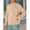 image:imageNautica Mens Nautica Quarterzip SweatshirtMilitary Tan
