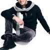 image:imageNautica Mens Nautica Quarterzip SweatshirtTrue Black