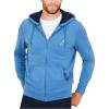 image:imageNautica Long Sleeve Sueded Fleece Full Zip Hoodie Sweatshirt SweaterBlue