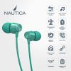 image:imageNautica B310 Sport Wireless Bluetooth Earphones with TypeC Charging Cable Neckband Earphones Magnetic Earbuds Bluetooth v50 Earphones High Volume Levels Flexibility Portable Sweat Proof Green
