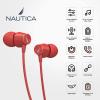 image:imageNautica B310 Sport Wireless Bluetooth Earphones with TypeC Charging Cable Neckband Earphones Magnetic Earbuds Bluetooth v50 Earphones High Volume Levels Flexibility Portable Sweat Proof RED
