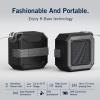 image:imageNautica S100 True Wireless Outdoor Speaker Portable IPX5 Waterproof Bluetooth Speaker with 2Hour Quick Charge amp 30Day Standby Perfect for Camping Beach Backyard amp TravelBlack  Gray