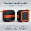 image:imageNautica S100 True Wireless Outdoor Speaker Portable IPX5 Waterproof Bluetooth Speaker with 2Hour Quick Charge amp 30Day Standby Perfect for Camping Beach Backyard amp TravelBlack  Orange