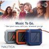 image:imageNautica S100 True Wireless Outdoor Speaker Portable IPX5 Waterproof Bluetooth Speaker with 2Hour Quick Charge amp 30Day Standby Perfect for Camping Beach Backyard amp TravelBlack  Orange