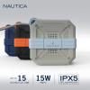 image:imageNautica S100 True Wireless Outdoor Speaker Portable IPX5 Waterproof Bluetooth Speaker with 2Hour Quick Charge amp 30Day Standby Perfect for Camping Beach Backyard amp TravelBlack  Gray