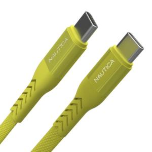 image:imageNautica TypeC to TypeC Cable USBC to USBC Fast Charging Cable with 65W Power Delivery amp 480Mbps Data Transfer Compatible for Google Pixel Samsung and Apple Devices and MoreYellow