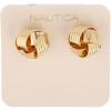 image:imageNautica 175 mm Love Knot Stud Earrings for Women 14K Yellow Gold Plated Alloy
