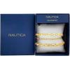 image:imageNautica Fancy Link Rhinestone Bracelet Set for Women 14K Yellow Gold Plated Alloy