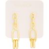 image:imageNautica Link Chain Dangle Earrings for Women 14K Yellow Gold Plated Alloy